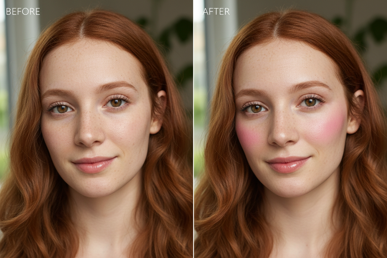Antes y Después Blush02 Natural